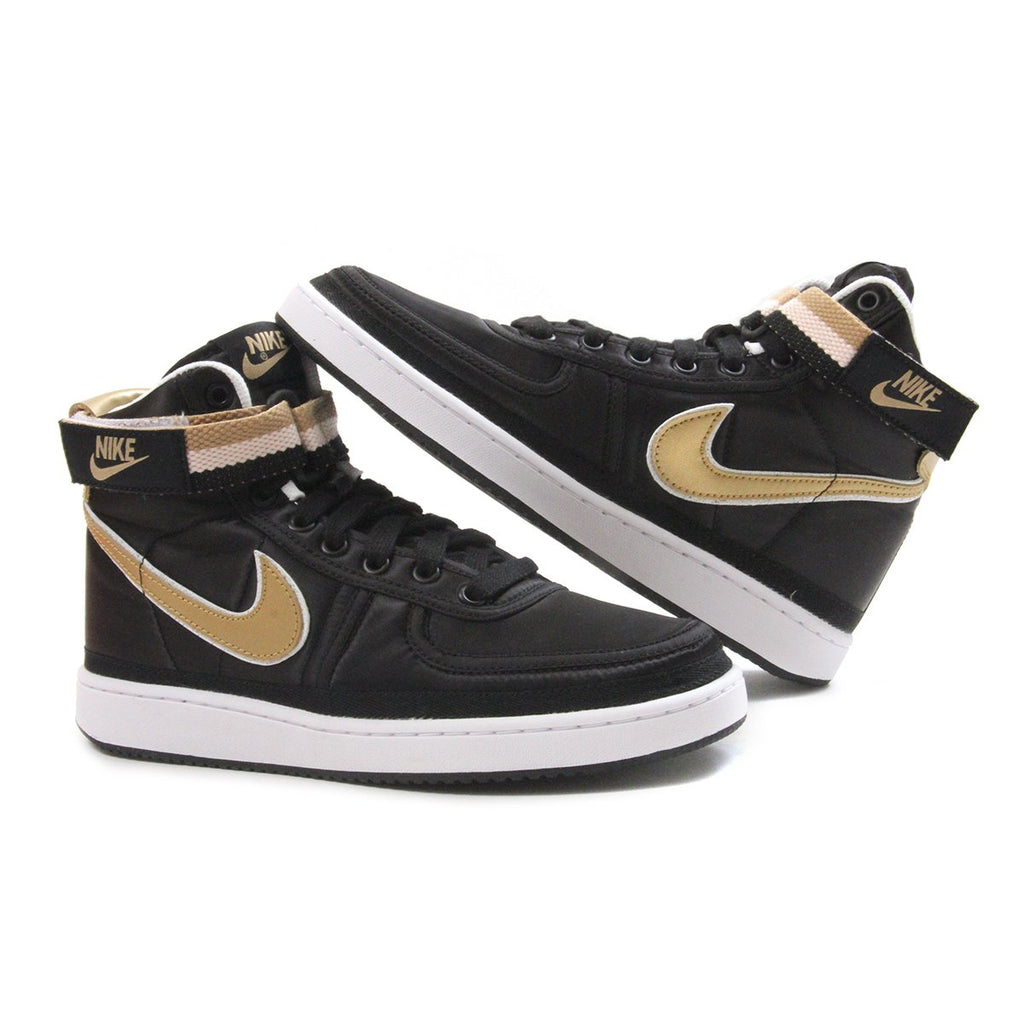 nike vandal high supreme black gold