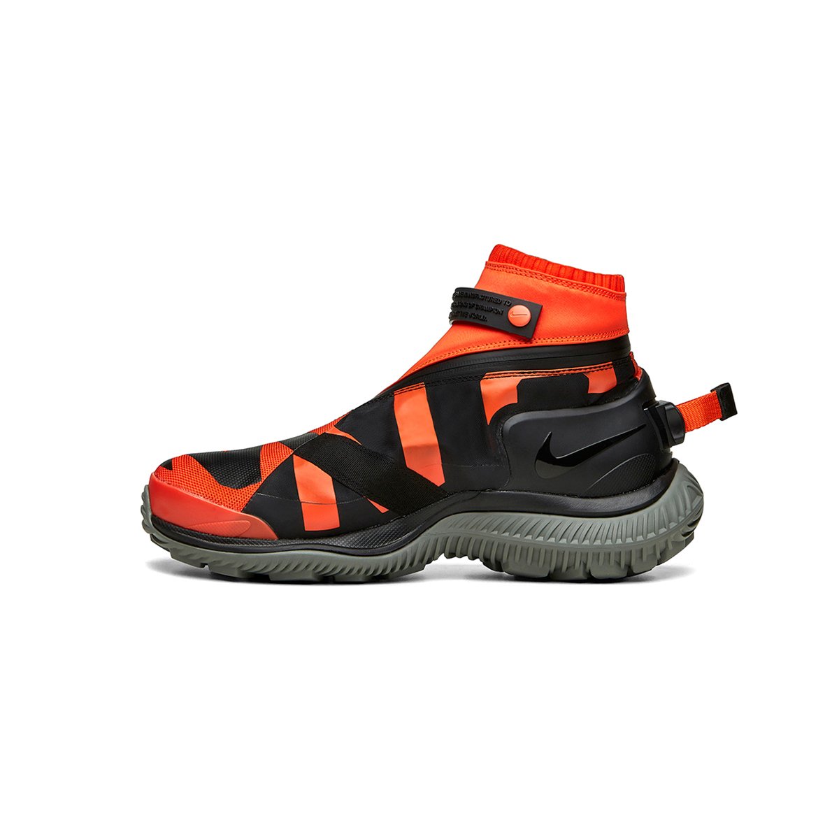 nike gaiter boot team orange