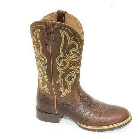 ariat hybrid rancher round toe