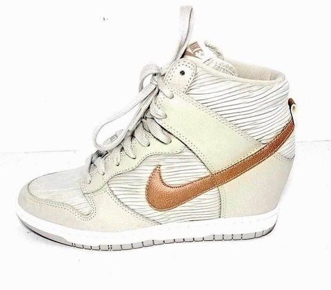 nike dunk sky hi rose gold