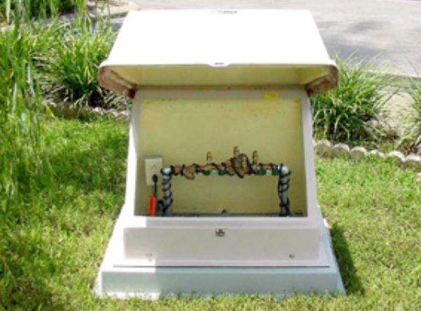 Open Flip Top Backflow Enclosure