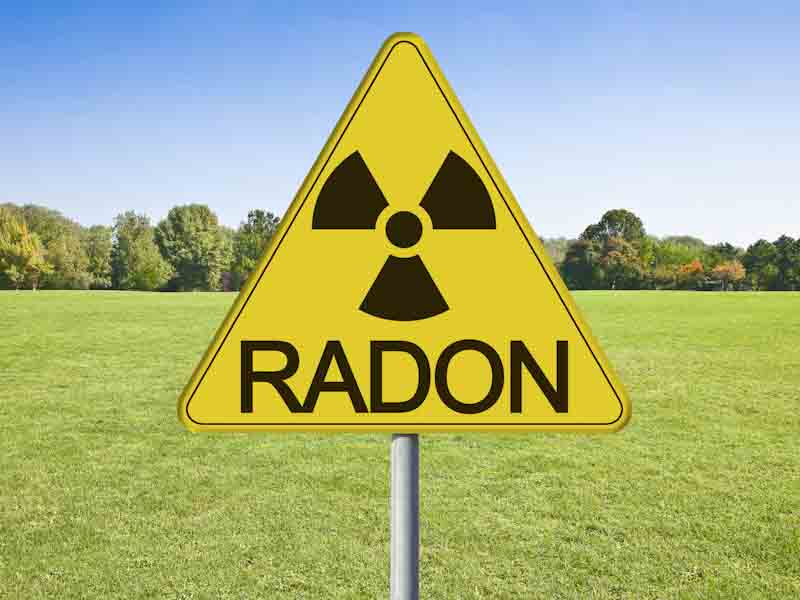 Radon Warning Sign