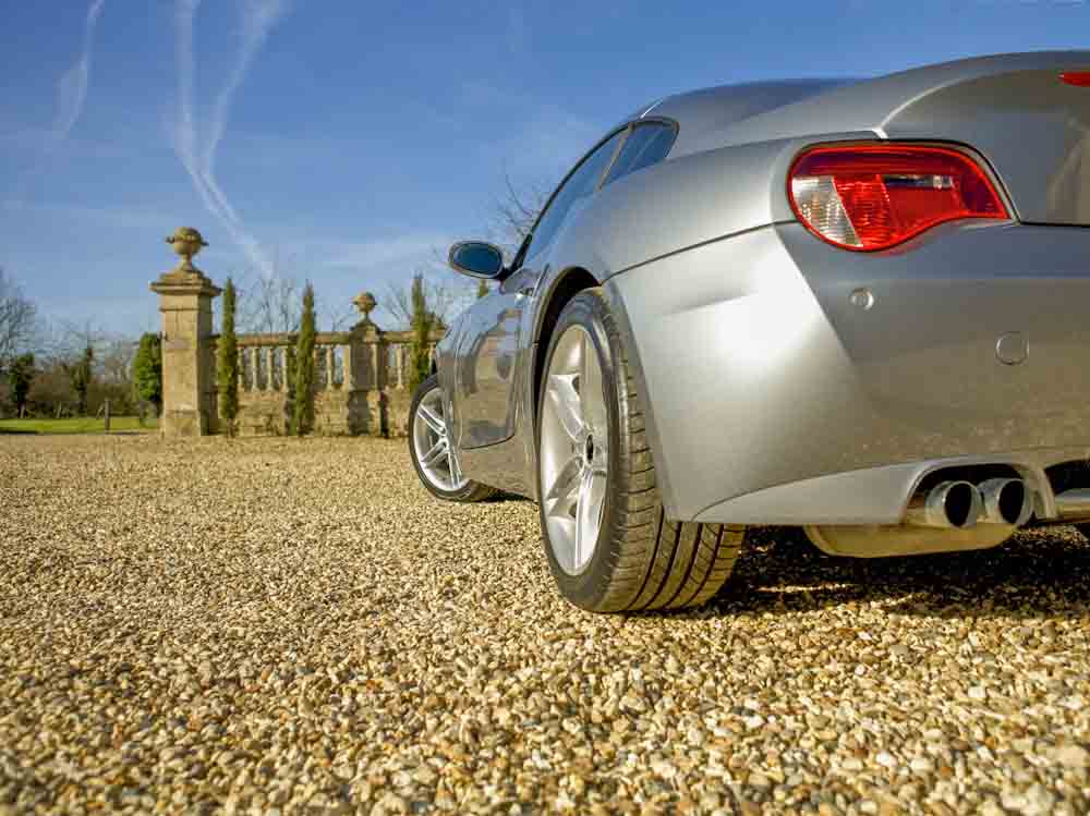 Car Parked on Driveway