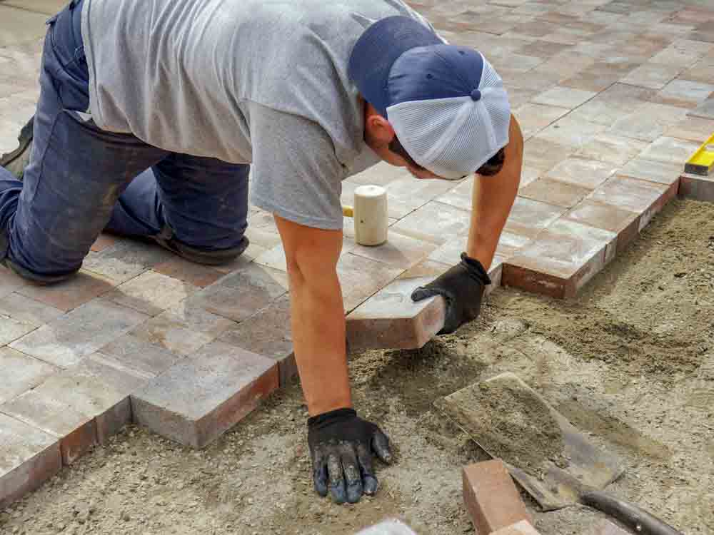 Installing Brick Pavers