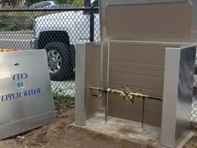 City Using a Backflow Enclosure