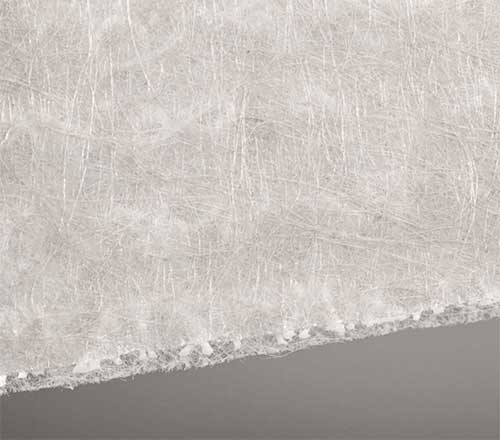 White, thin Drainage Mat