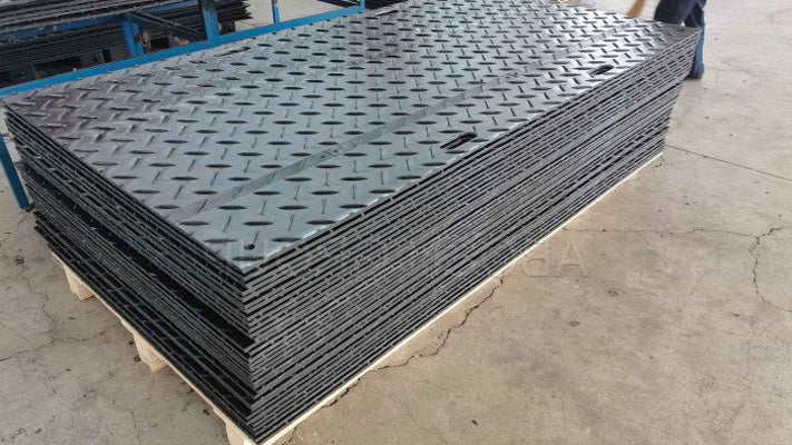 bulk ground protection mat in warehouse