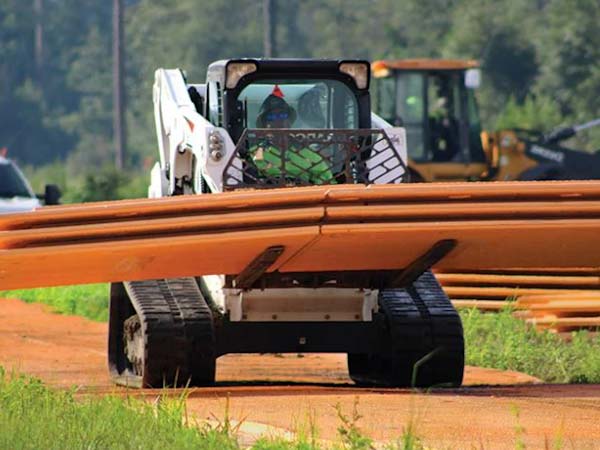 Transporting Temporary Road Mat