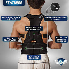 lower back posture brace features