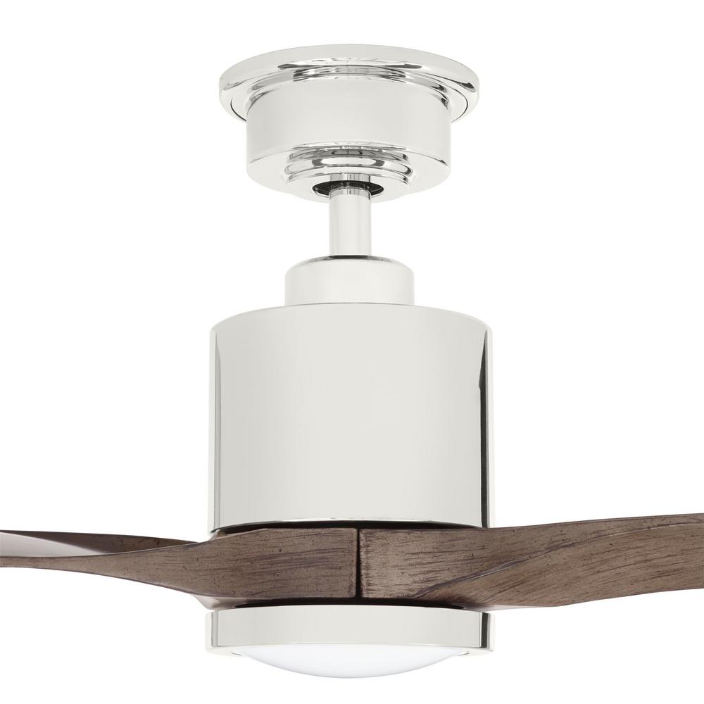 Southwestern 60 in. LED Polished Nickel Ceiling Fan with ...