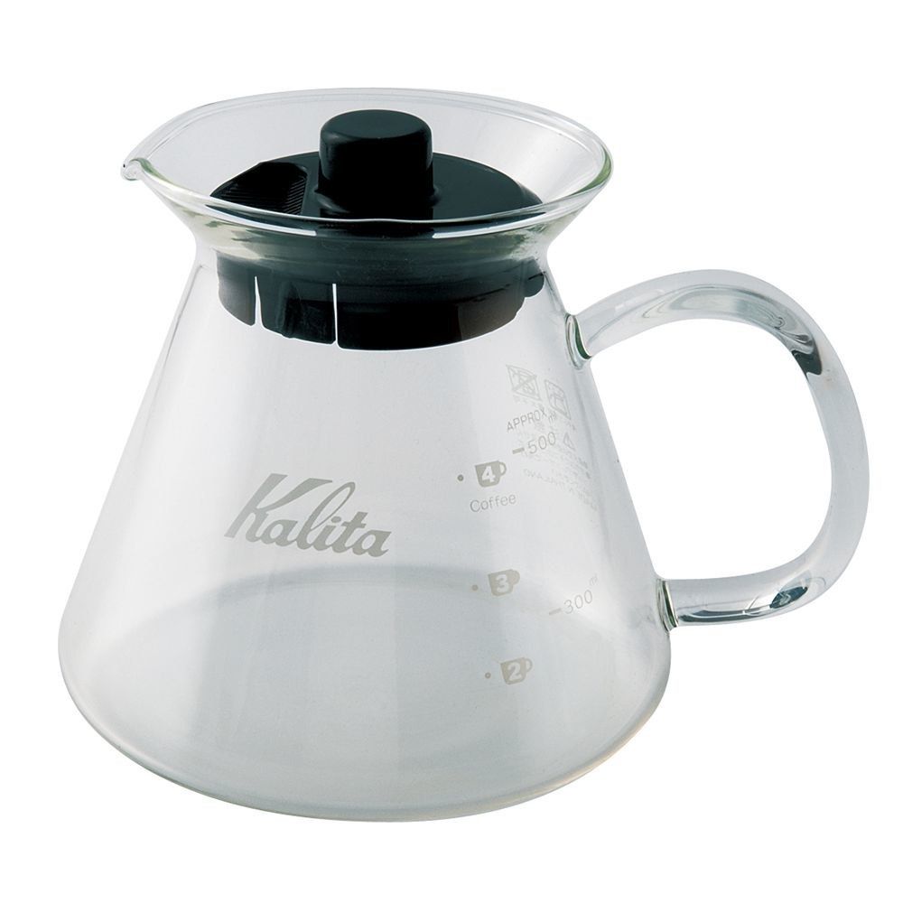 Kalita Wave Glass Server - 500ml - Kalita USA product image