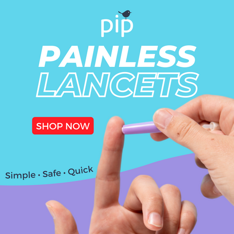 Painless Lancets from Pip Diabetes