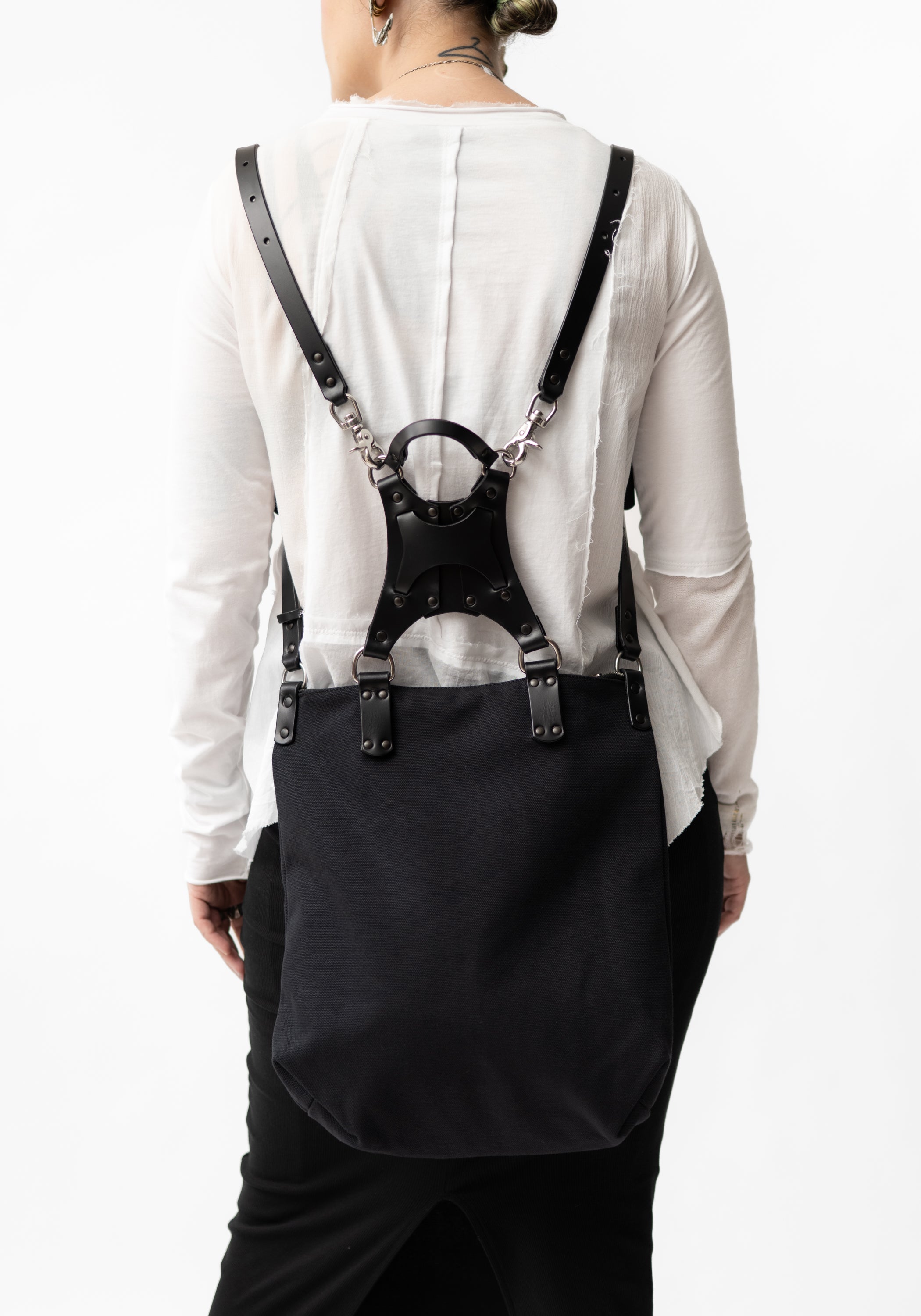 Uto Canvas and Leather Backpack