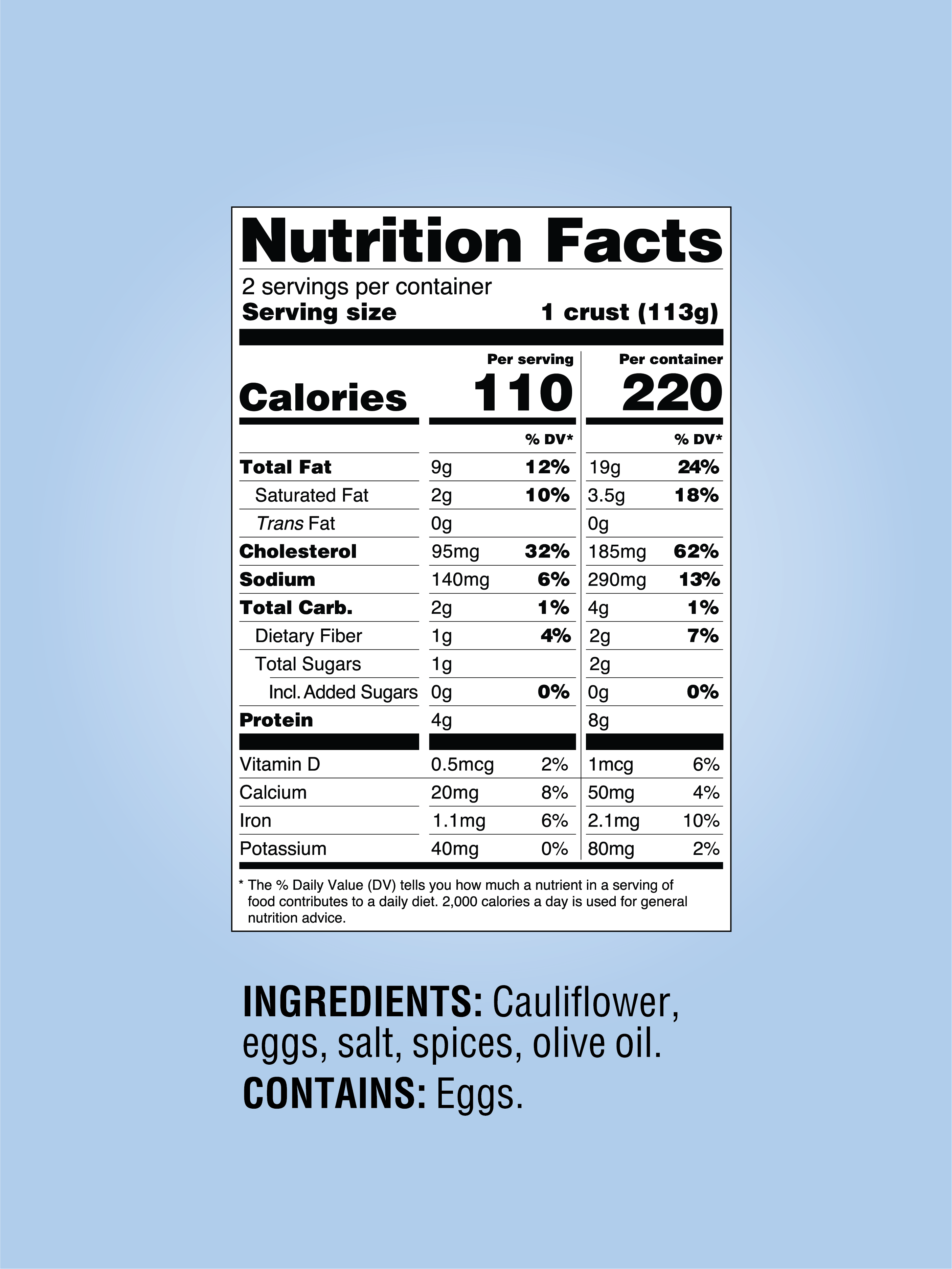 Nutrition & Ingredients