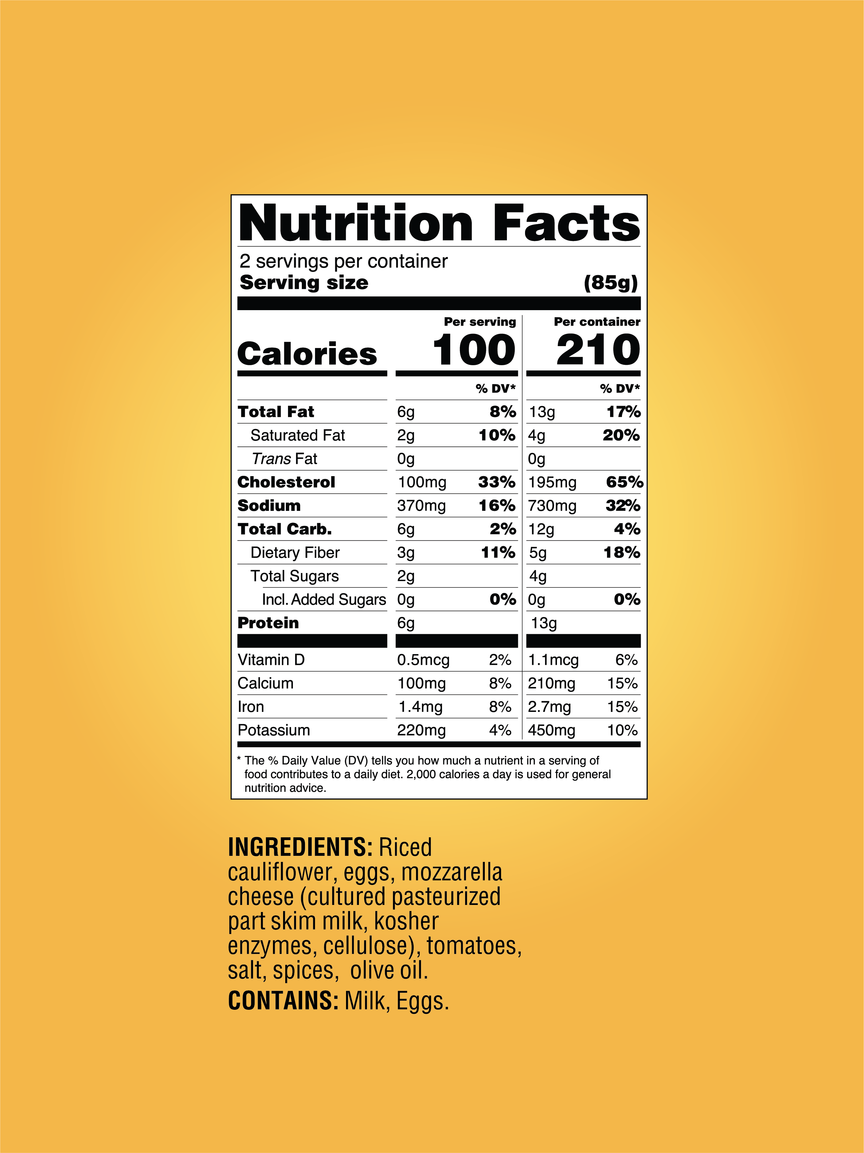Nutrition & Ingredients