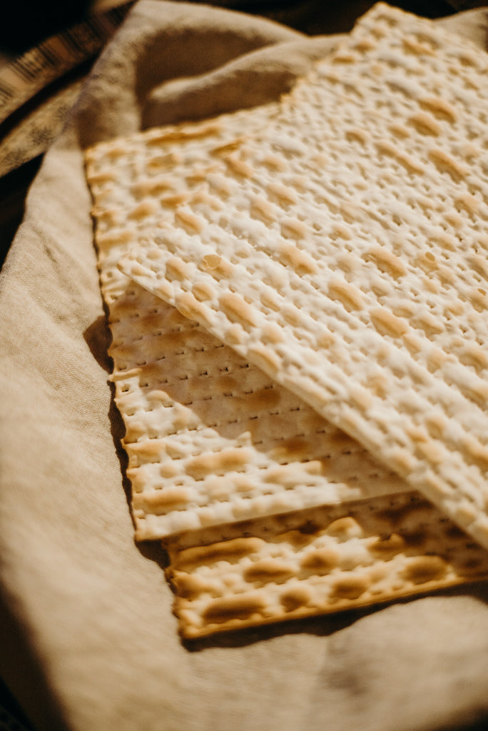 Sheets of Matzo for a Vegetarian Passover
