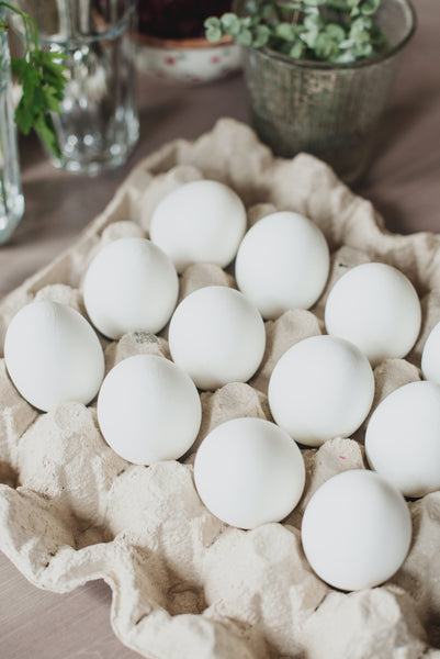 Eggs to make Matzo Brei for your Vegetarian Passover