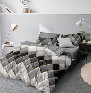 Jane Spinning King Comforter Bedding Set Duvet Cover Queen Bed Cover Geometry BD00#