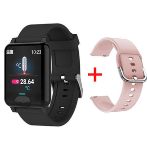 UGUMO E04S Full Touch Screen Smart Watch ECG PPG Blood Pressure Fitness Tracker Smartwatch Heart Rate Monitor for Men Women