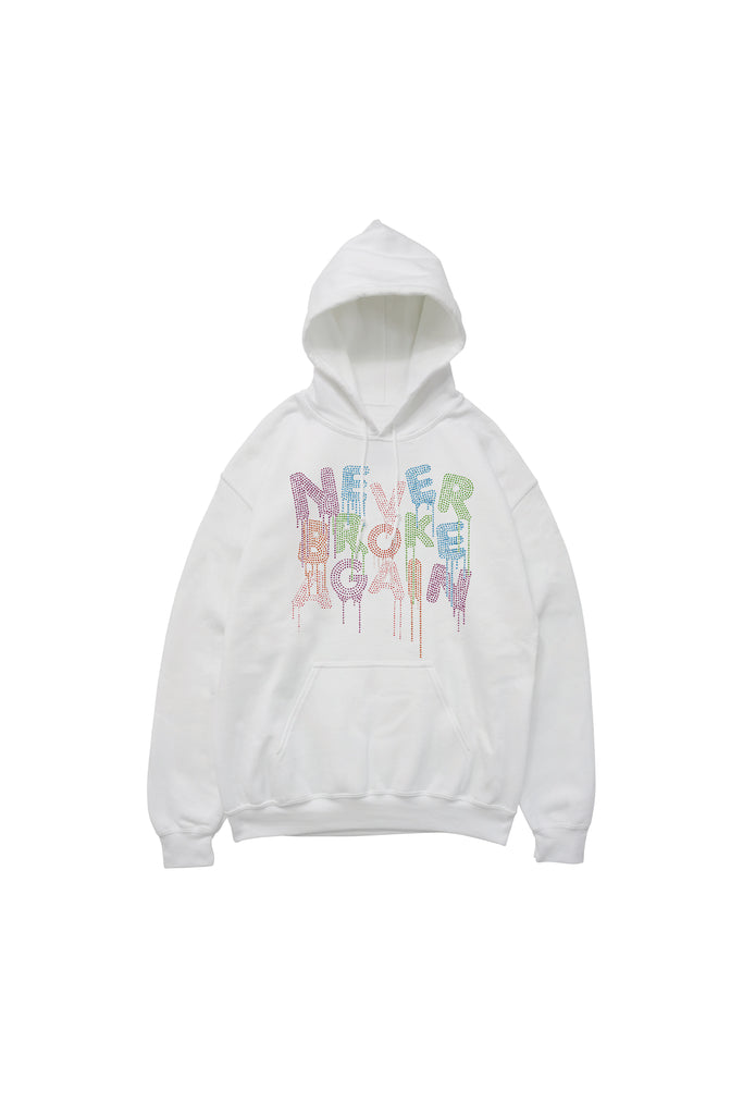 never broke again white hoodie