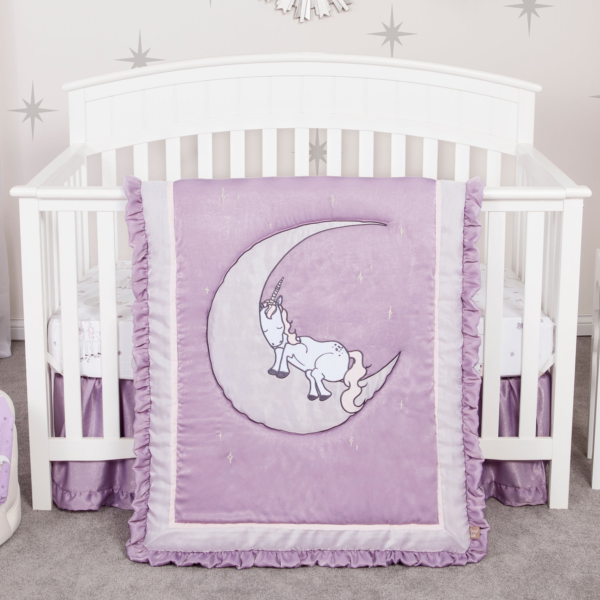 lavender crib bedding