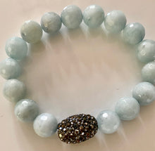 Load image into Gallery viewer, Aquamarine Embellished Bracelet Set