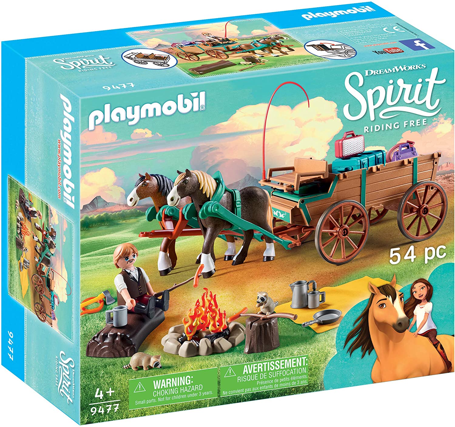 playmobil spirit riding free