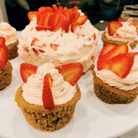 Strawberry Shortcake Cupcakes