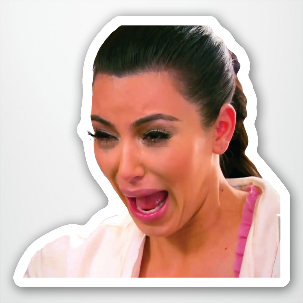 Kim Kardashian Crying – StickerYou Store