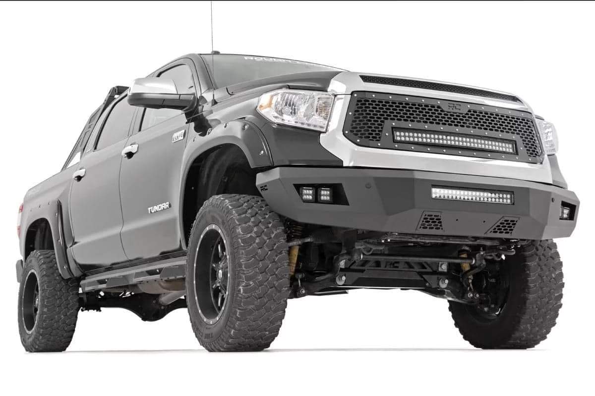 TOYOTA HEAVY-DUTY FRONT LED BUMPER (14-19 TUNDRA) – C&M Custom Auto and