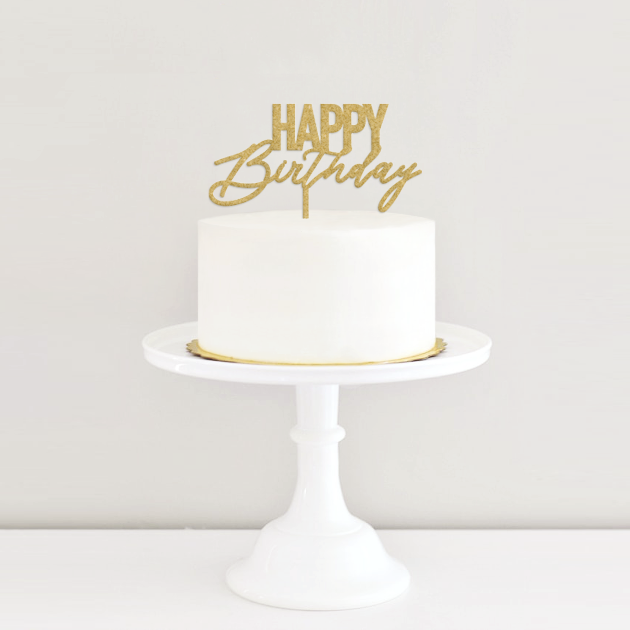 F04 Happy Birthday - Cake Topper – 