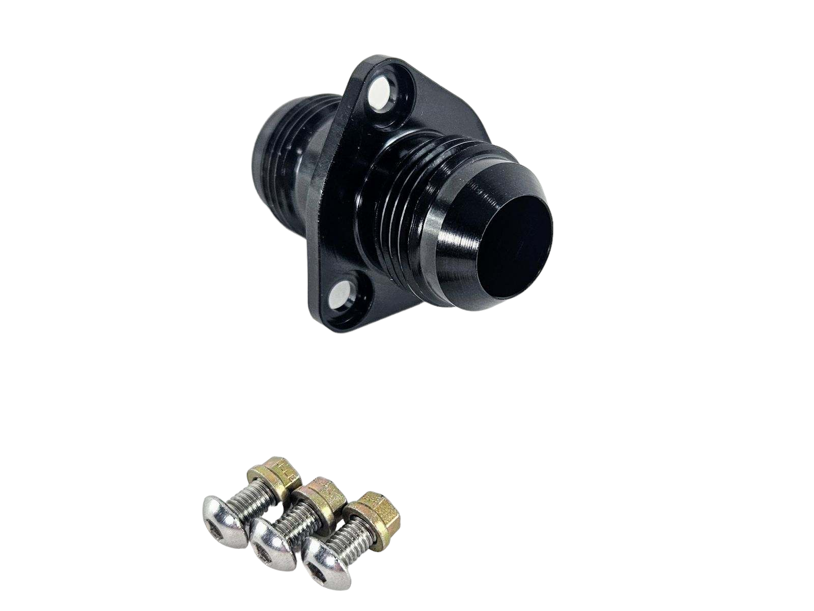 -12AN Flanged Bolt in Pass Thru Bulkhead Fitting by Fluidworks