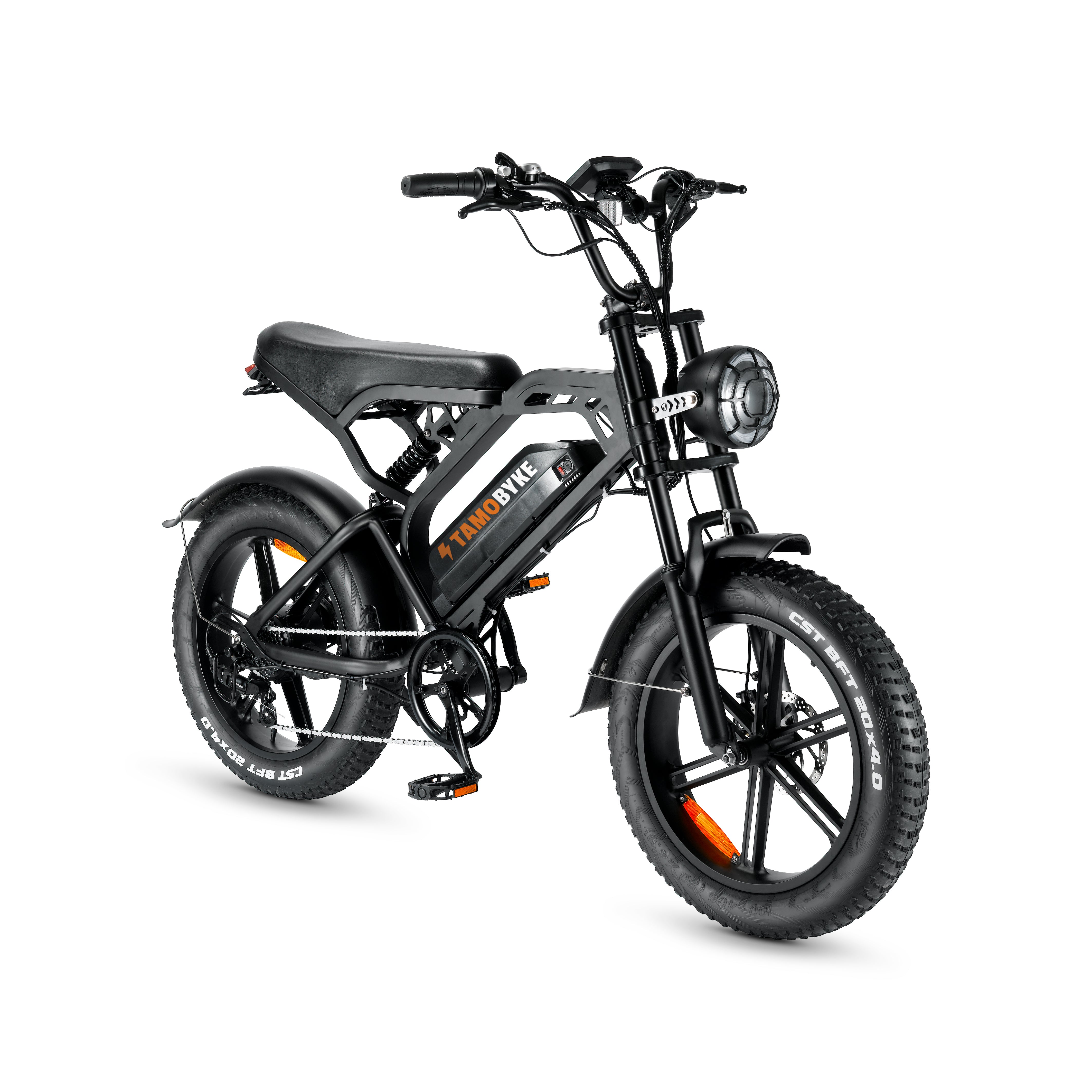 Ridefaboard V20 20*4.0'' Off Road Fat Tire Ebike, Motor Power 750W, Range 30-60Km