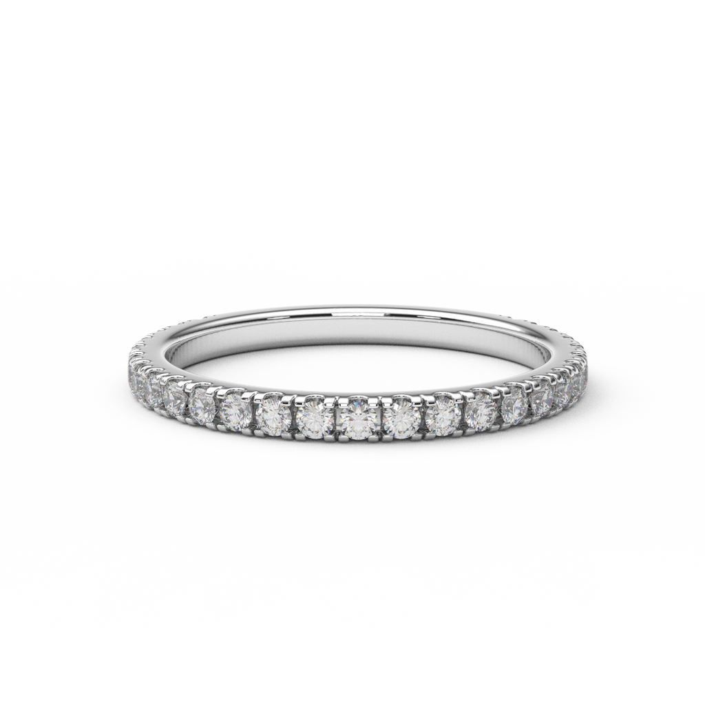 lab created diamond pave band