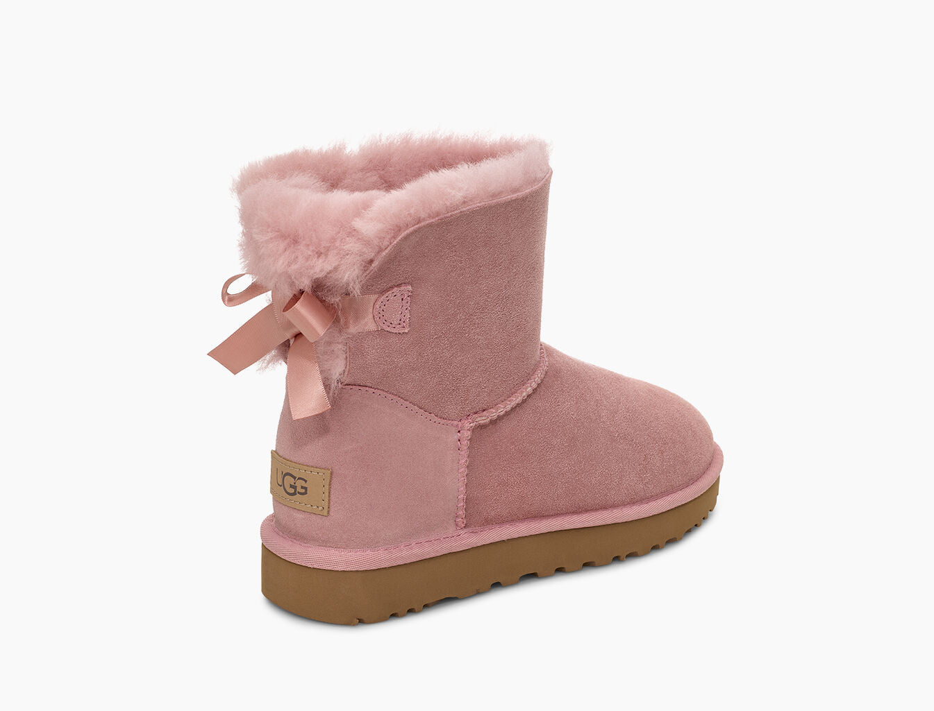 ugg pink bailey bow womens