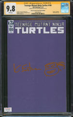 Teenage Mutant Ninja Turtles #100, CGC 9.8 Signed and Sketched [Purple]
