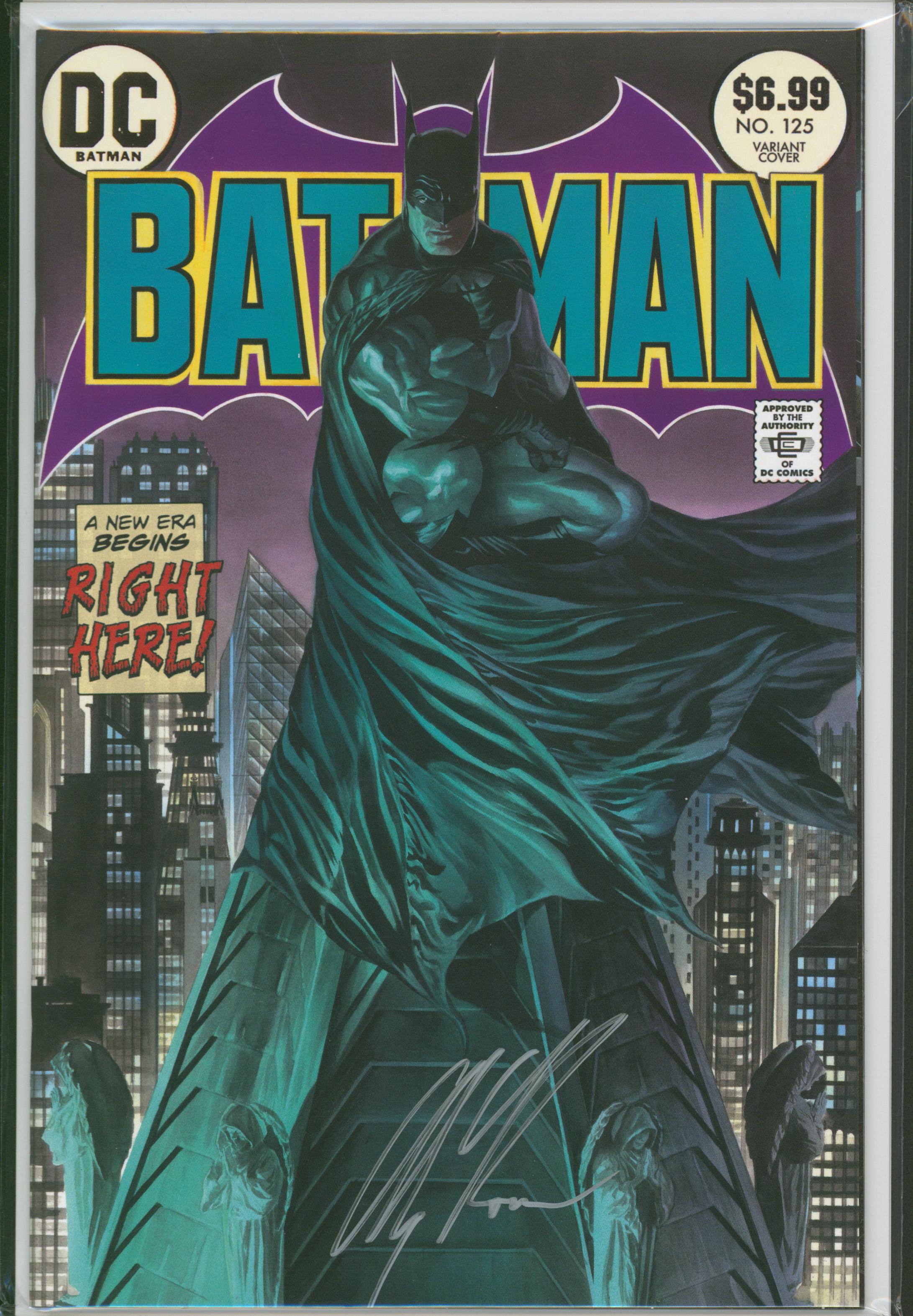 Batman #125, RAW *Signed by Alex Ross* – Torpedo Comics