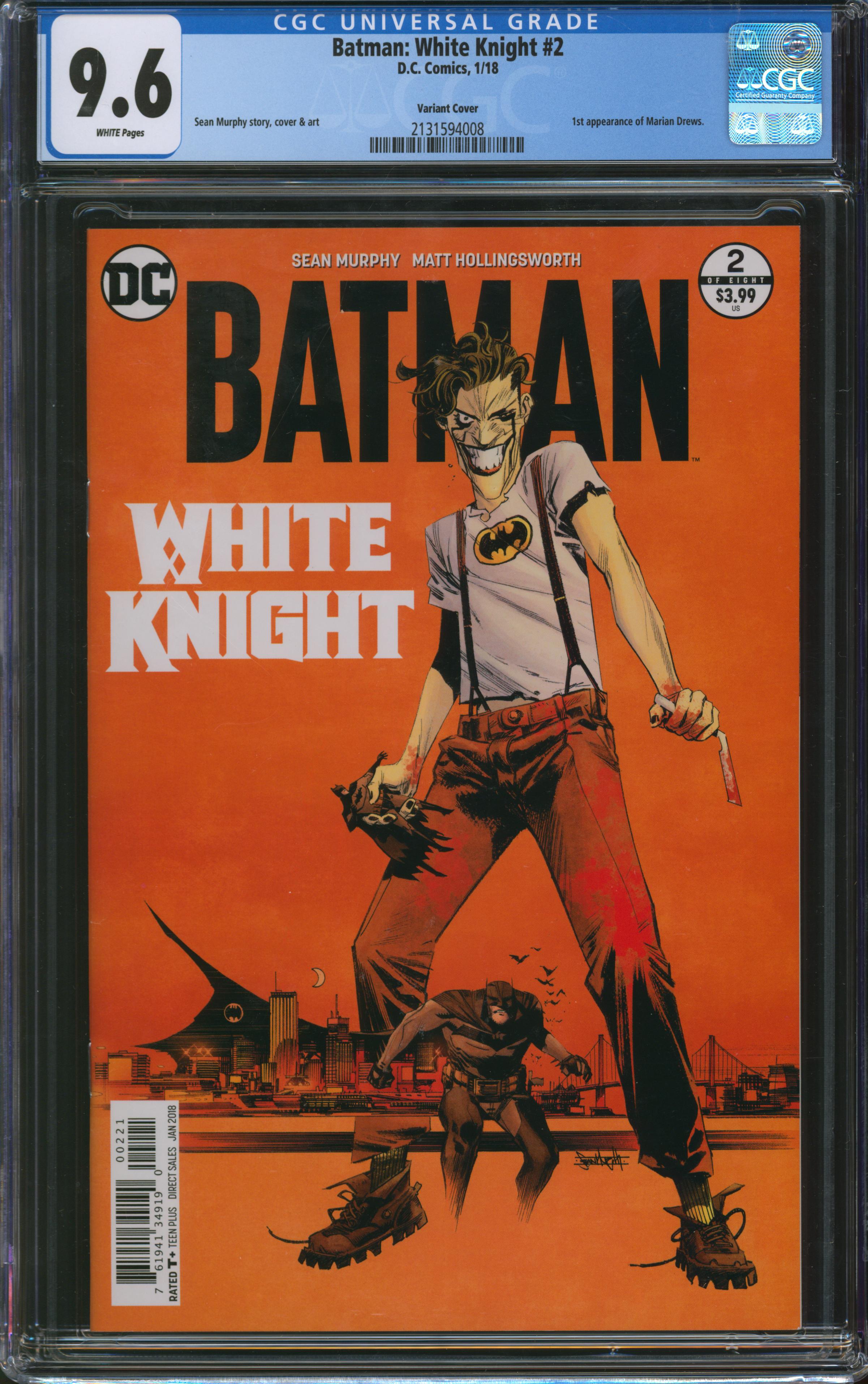 Batman: White Knight #2, CGC  Blue Label *Variant* – Torpedo Comics