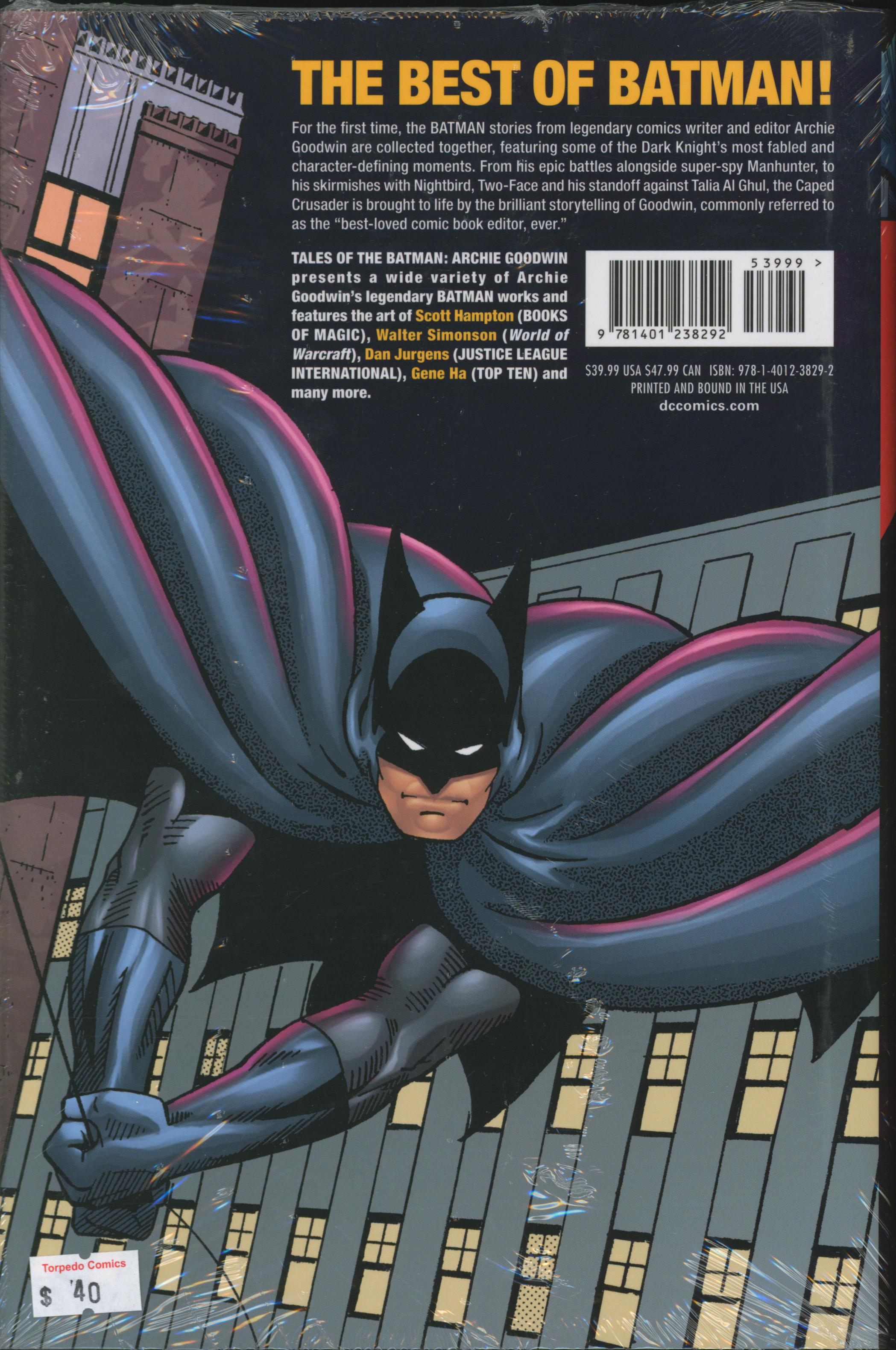 Tales of the Batman: Archie Goodwin *Sealed/Hardcover* – Torpedo Comics