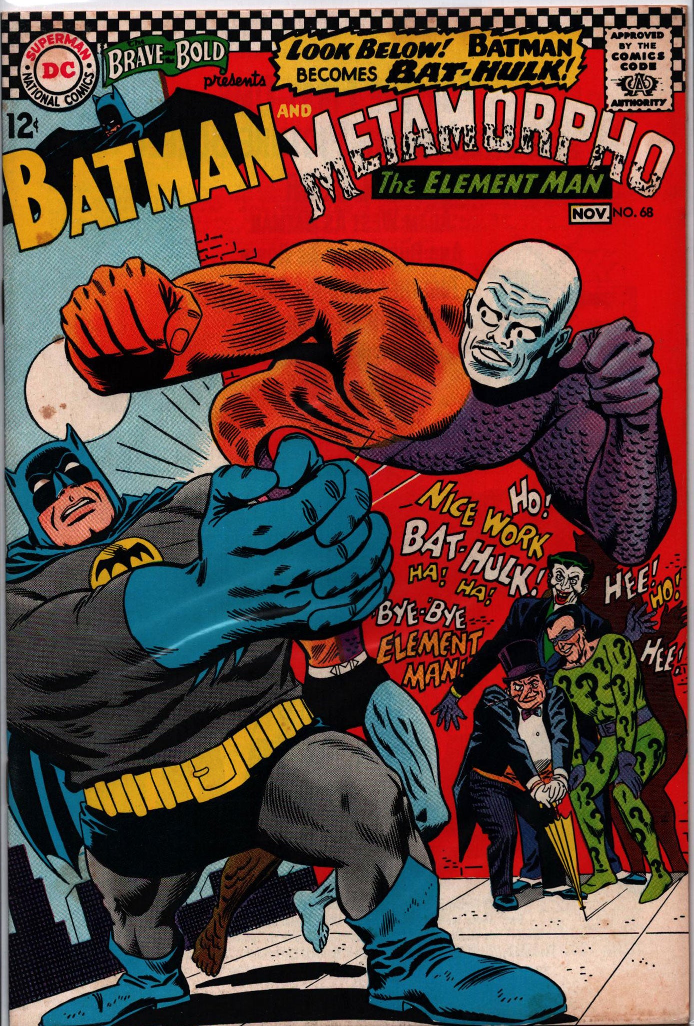 the Brave and the Bold Presents Batman and Metamorpho #68  FN/VF –  Torpedo Comics