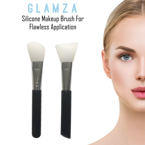 Glamza Silicone Makeup Brush - Crew Cut and Classic 1