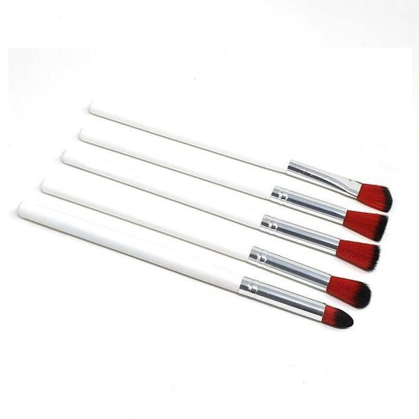 10pc Spectrum And Prism Coloured Make Up Brush Set 2