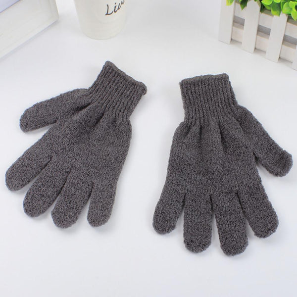 Glamza Bamboo Charcoal Exfoliating Gloves 0