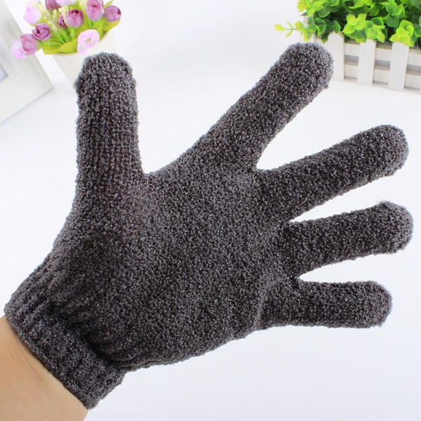 Glamza Bamboo Charcoal Exfoliating Gloves 2