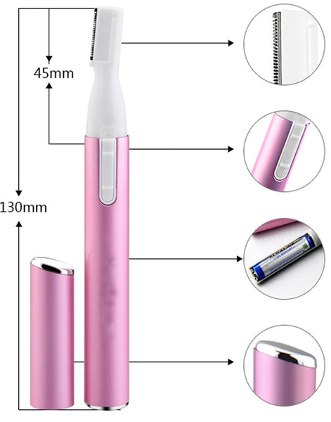 Glamza Electric Eyebrow Trimmer and Body Shaver 3