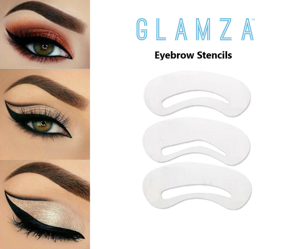 Glamza Eyebrow Stencils 3, 6 or 9 Pack 0