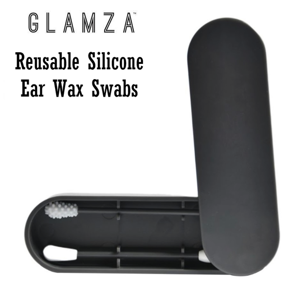 Glamza Twin Swab Reusable Silicone Swabs Ear Wax Cleaner 0