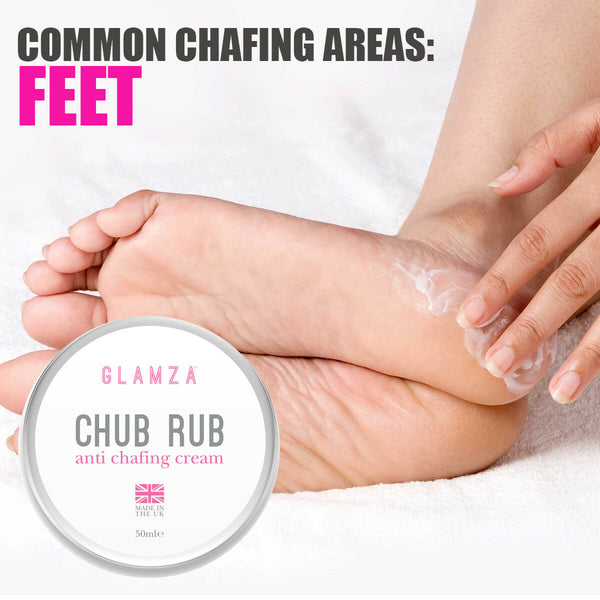 Glamza Chub Rub Anti Chafing Cream for Smooth Skin - Full Body Solution - Sports, Running, Hand and Feet Care 50g 7