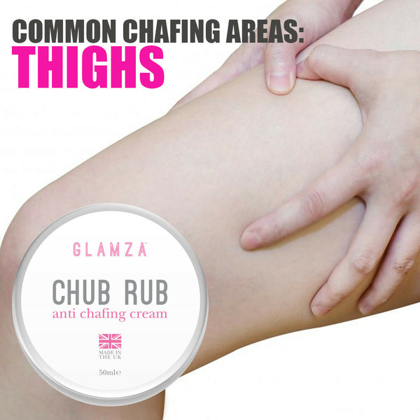 Glamza Chub Rub Anti Chafing Cream for Smooth Skin - Full Body Solution - Sports, Running, Hand and Feet Care 50g 6