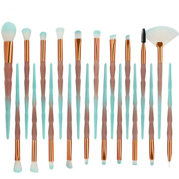 20pc Diamond Make Up Brush Sets - 2 Colour Choices 3